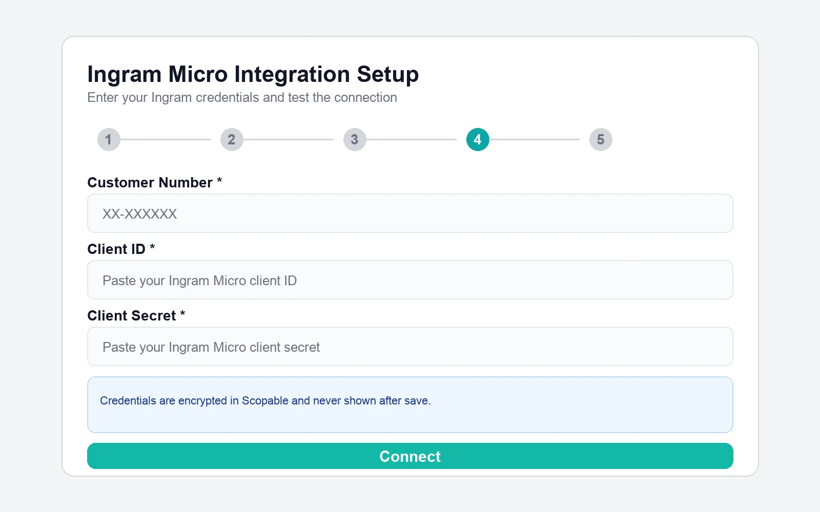 Ingram Micro Xvantage Integration Setup Guide for MSPs